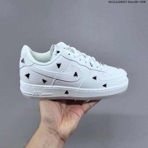 Nike Air Force 1 07 Black White Gold EU 36-45 Sneaker - Unisex BS-61103