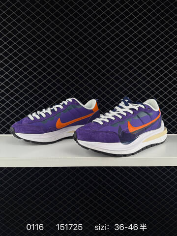 Nike Vaporwaffle Sacai Purple Orange White EU 36-46 Running - Unisex (BS-73124)