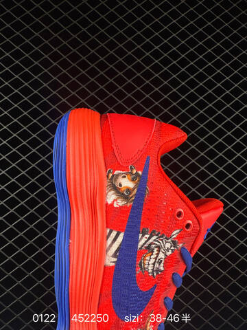 Nike Hyperdunk 2017 Red Blue 38-46 Basketball - Unisex (BS-73036)