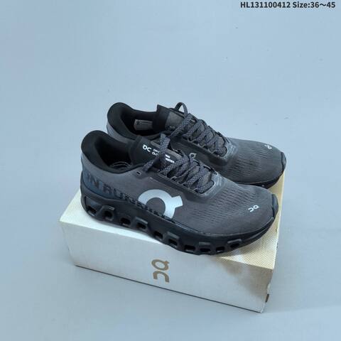 On Cloudmonster Hyper Black White EU 36-45 Running Shoe Running Sneakers - Unisex (BS-69614)