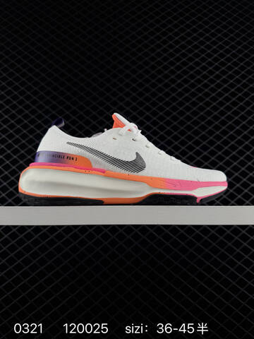 Nike ZoomX Invincible Run 3 White Orange Pink Purple Black EU 36-45 5 Running - Unisex (BS-72548)