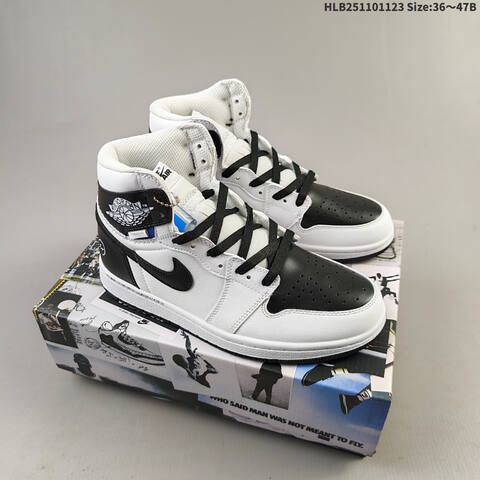 Jordan Air Jordan 1 Retro High White Black EU 36-47 Basketball - Unisex (BS-63200)