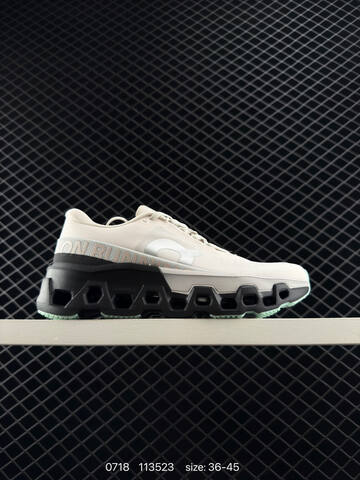 On Running Cloudmonster 2 Black Gray White EU 36-45 Running Shoe Running Sneakers - Unisex (BS-85528)