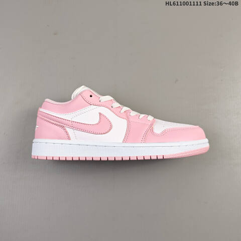 Jordan Air Jordan 1 Low Pink White EU 36-40 Basketball - Unisex (BS-63854)