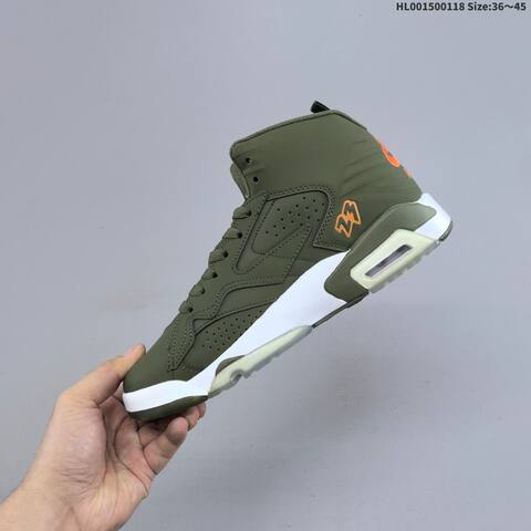 Jordan Air Jordan MVP 678 White Olive Green Red Orange 36 45 Basketball - Unisex (BS-66929)