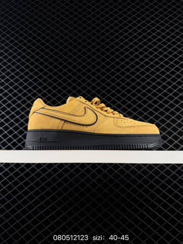 Nike Air Force 1 07 Low Black White Navy Gum EU 36-45 Skate - Unisex (BS-69947)