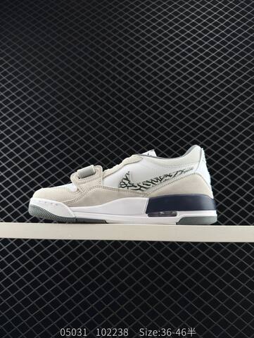 Jordan Air Jordan Legacy 312 Low White Light Grey Navy Grey EU 36-46 Basketball Shoe - Unisex (BS-81272)