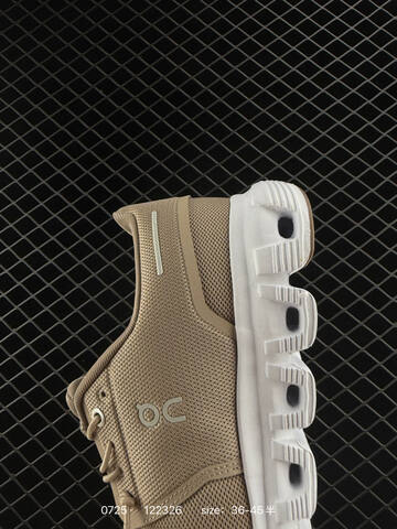 On Cloud 6 Khaki White EU 36-45 Running Shoe Running Sneakers - Unisex (BS-85519)