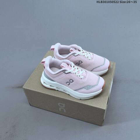 On Cloudmonster Red White Coral 26-35 Running Shoe Running Sneakers - Women's (BS-69531)