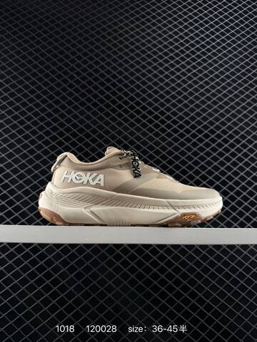 HOKA ONE ONE Transport GTX Off White Beige Brown EU 36-45 Trail Shoe Trail Running Sneakers - Unisex (BS-86421)