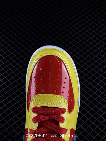 Nike Air Force 1 07 LV8 Yellow Red Blue White EU 36-45 Lifestyle - Unisex (BS-70131)