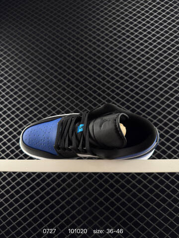 Jordan Air Jordan 1 Low Black Blue White EU 36-46 Sneaker - Unisex BS-81012