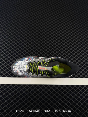Nike Air Zoom Pegasus Premium Black White Multicolor With Red Orange Accents And Neon Yellow 35 5-46 5 Running - Unisex (BS-72951)