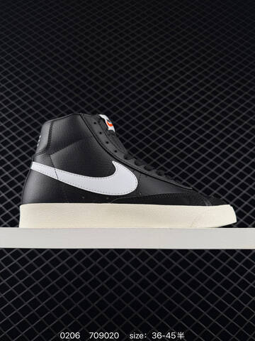 Nike Blazer Mid 77 Vintage Black White Sail EU 36-45 Casual - Unisex (BS-72802)