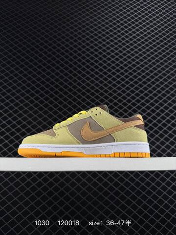 Nike SB Dunk Low Olive Green Brown Tan Yellow EU 36-47 Skate - Unisex (BS-74473)