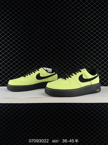 Nike Air Force 1 07 Low Neon Yellow Black Orange EU 36-45 Lifestyle - Unisex (BS-70336)