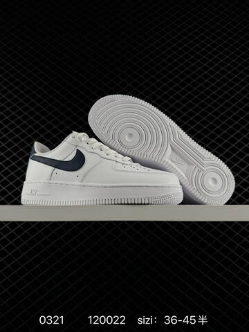 Nike Air Force 1 07 White Navy EU 36-45 5 Lifestyle - Unisex (BS-72553)
