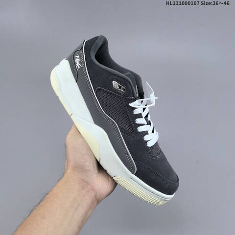 Jordan Flight Court HF3255-002 Black Grey White EU 36-46 Casual - Unisex (BS-67066)