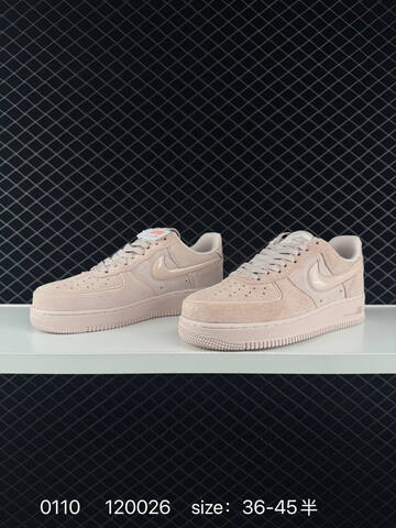 Nike Air Force 1 07 Beige Pink 36-45 Lifestyle - Unisex (BS-73214)