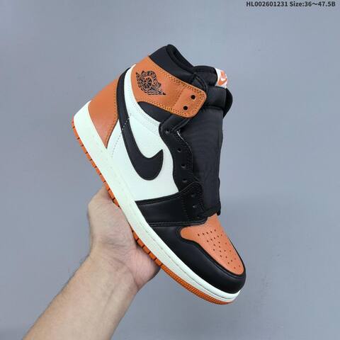 Jordan Air Jordan 1 High OG Shattered Backboard Black Orange White EU 36-47 5 Basketball - Unisex (BS-67166)