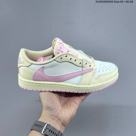 Travis Scott x Air Jordan 1 Low AIR JORDAN 1 Aj1 Lifestyle (BS-66278)