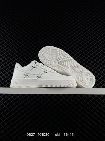 Nike Air Force 1 07 Low Off White Silver EU 36-45 Sneaker - Unisex (BS-70555)