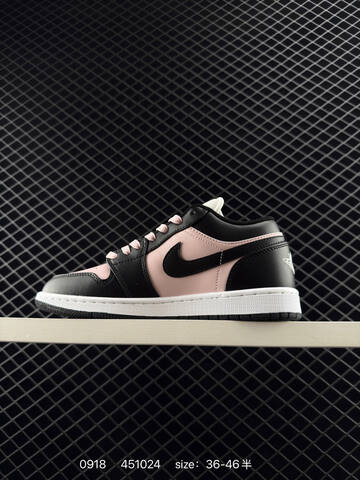 Jordan Air Jordan 1 Low Black Light Pink White EU 36-46 Sneaker - Unisex (BS-80686)