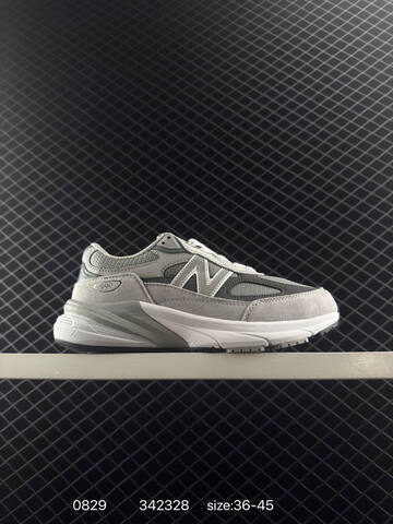 New Balance 990v6 U990L06 Grey White Dark Grey EU 36-45 Running Shoe - Unisex (BS-82898)