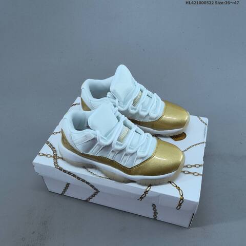 Jordan Air Jordan 11 Retro Low White Gold EU 36-47 Basketball - Unisex (BS-65900)