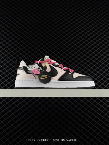 Nike Court Vision Low DIY Multicolor Pink Black White Red 35 5-41 5 Casual - Unisex (BS-71668)