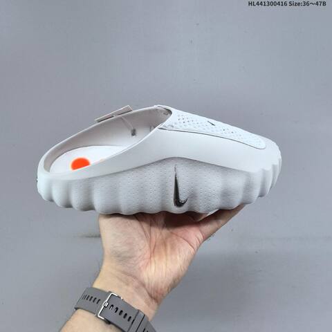 Nike Mind 001 HQ4307-600 Black Light Grey Silver Orange EU 36-47 Slides - Unisex BS-60696