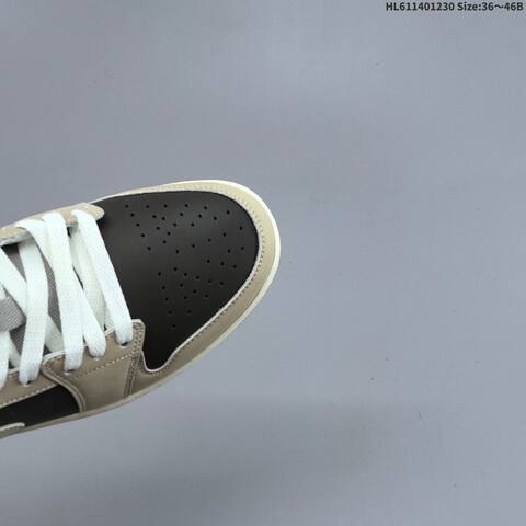 Nike Air Jordan 1 Low Black Grey Beige White 36-46 Lifestyle - Unisex (BS-67172)