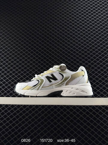 New Balance 530 White Gold Black EU 36-45 Sneaker - Unisex (BS-82915)