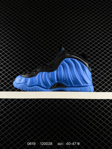 Nike Air Foamposite One PRM Blue Mirror Blue Black EU 40-47 Basketball Shoe - Men's (BS-70672)