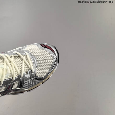 ASICS Gel Kayano 14 Kith White Silver Burgundy Cream EU 36-45 Running Shoe Running Sneakers - Unisex (BS-69142)