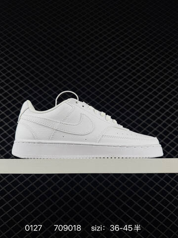 Nike Court Borough White Black EU 36-45 Casual - Unisex (BS-72929)