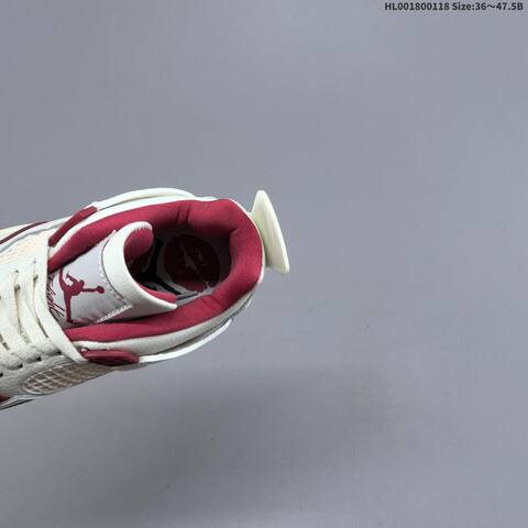 Jordan Air Jordan 4 Retro White Sierra Red EU 36-47 5 Basketball - Unisex (BS-66934)
