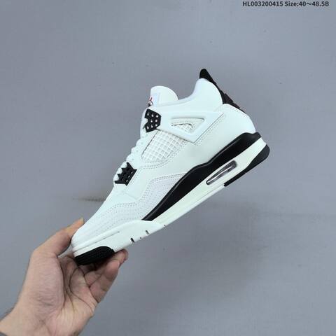 Jordan Air Jordan 4 Retro Flight Club White Black Red EU 40-48 5 Basketball - Men's (BS-66185)
