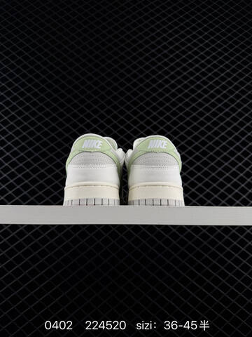 Nike Dunk Low White Light Grey Light Green Sail EU 36-45 Skate - Unisex (BS-72339)