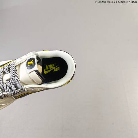 Nike Air Jordan 1 Low Grey White Black Yellow EU 36-45 Basketball - Unisex BS-63349