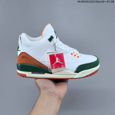 Solefly x Air Jordan 3 Retro AIR JORDAN 3 Aj3 3 Solefly Jordan B Lifestyle (BS-67308)