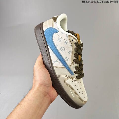 Jordan Air Jordan 1 Low x Travis Scott Multi-color EU 36-45 Casual - Unisex (BS-63869)