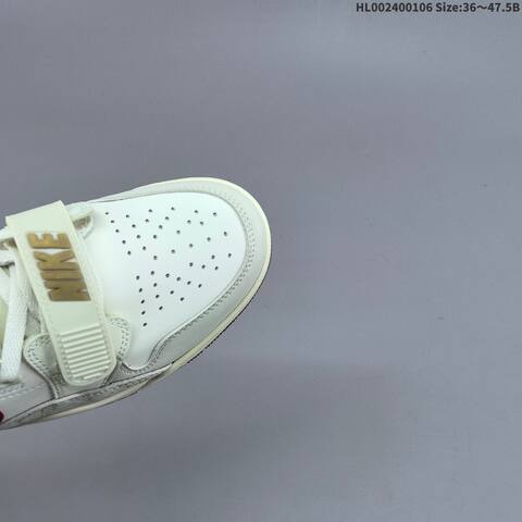 Nike Air Jordan Legacy 312 White Burgundy Cream 36 47 5 Basketball - Unisex (BS-67080)