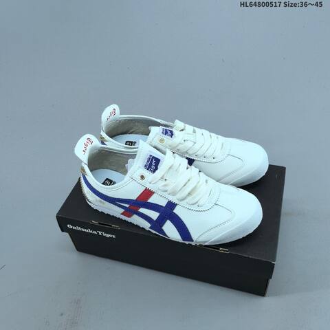 Onitsuka Tiger Mexico 66 Cream Brown Green Blue EU 36-45 Sneaker Casual Sneakers - Unisex (BS-68833)