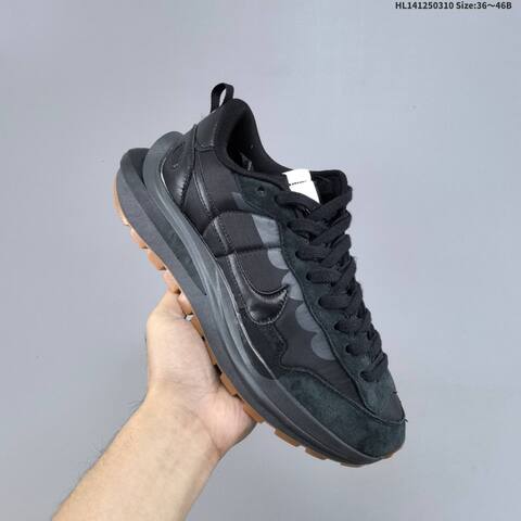 Nike Vaporwaffle Sacai Black Dark Grey Gum Brown EU 36-46 Sneaker - Unisex BS-61395