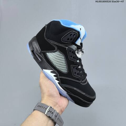 Jordan Air Jordan 5 Retro Black University Blue EU 36-47 Basketball - Unisex BS-65875