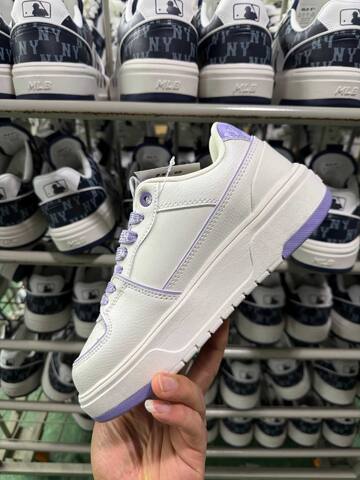 MLB Chunky Liner 3 ASXM046 White Purple Sneaker Casual