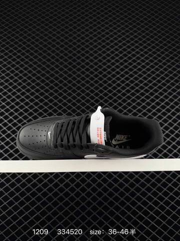 Nike Air Force 1 07 Black White 36-46 5 Casual - Unisex (BS-73777)