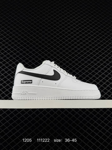 Nike Air Force 1 Low White Black EU 36-45 Lifestyle - Unisex (BS-73837)
