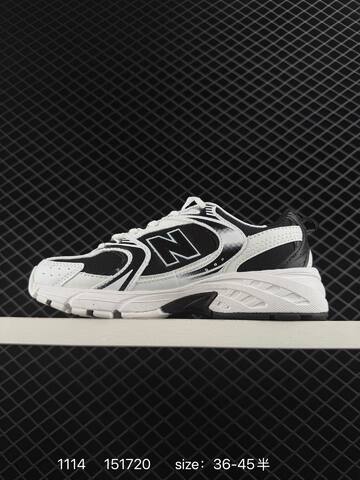 New Balance MR530 White Black EU 36-45 Sneaker - Unisex (BS-82590)